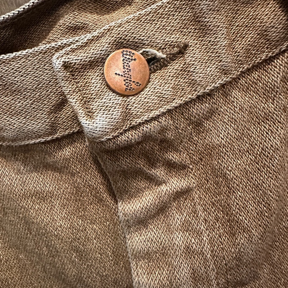 Wrangler Men's Tan Cotton Jeans 33x36 - Picture 4 of 5
